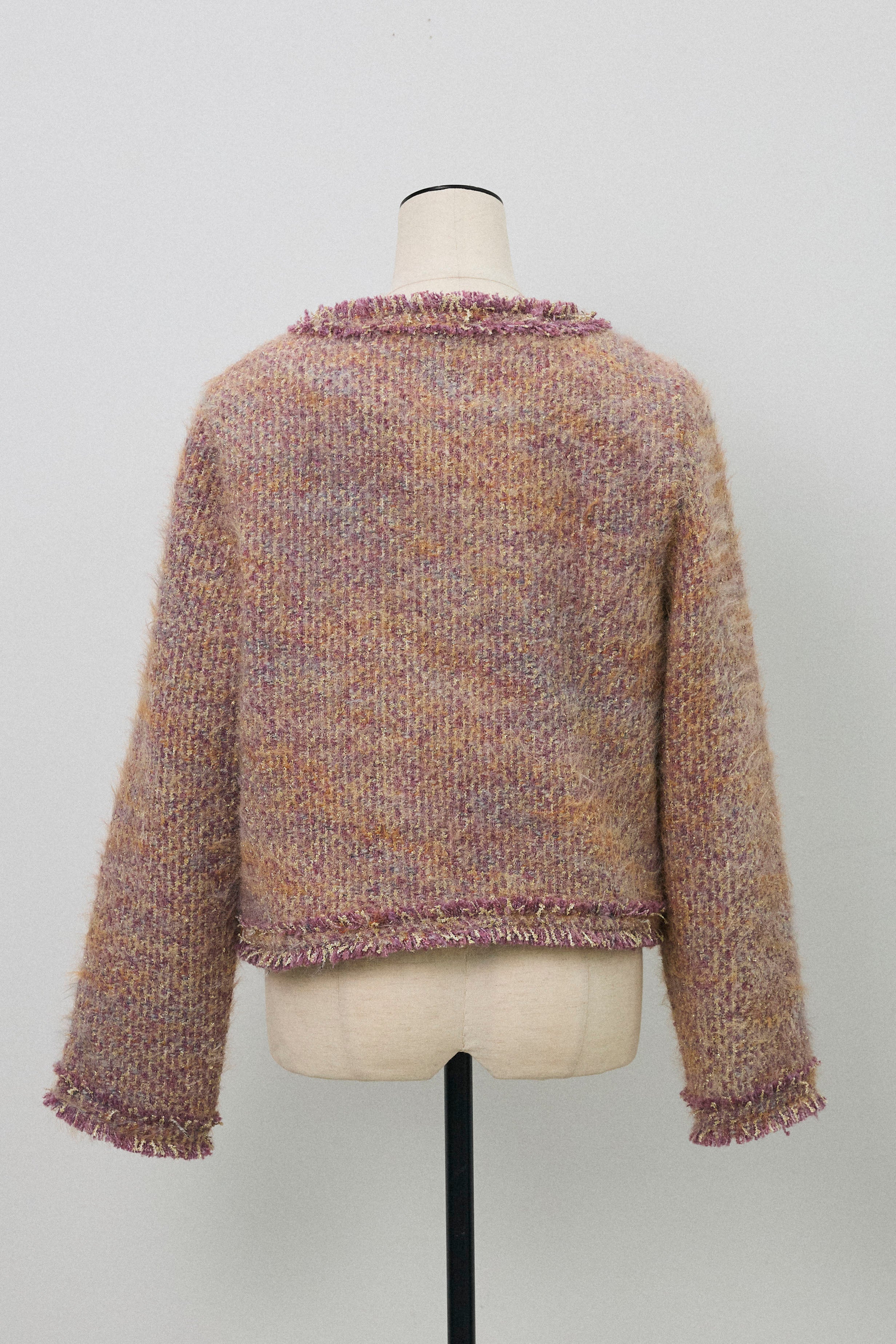 予約]カラーミックスツイードジャケット – Frene