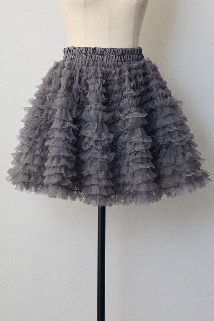 [予約]ホイップチュールミニ丈スカート