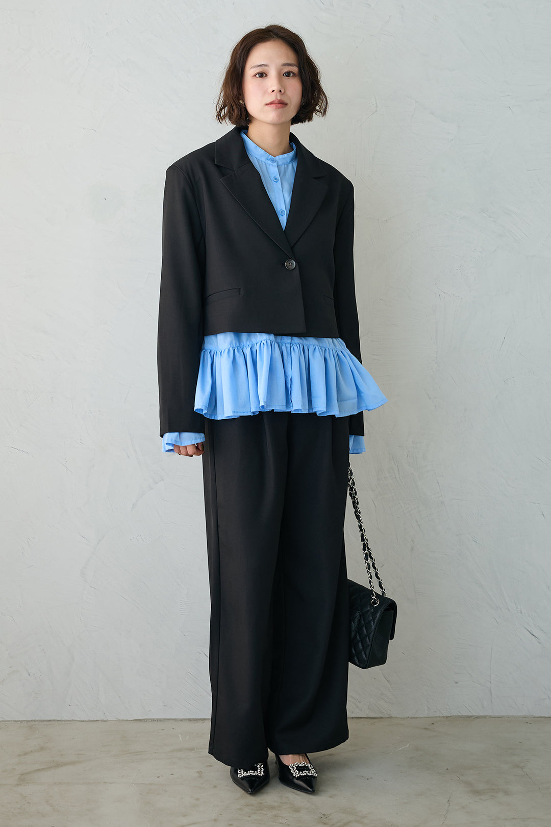 [予約]ツイルシンプルストレートパンツ