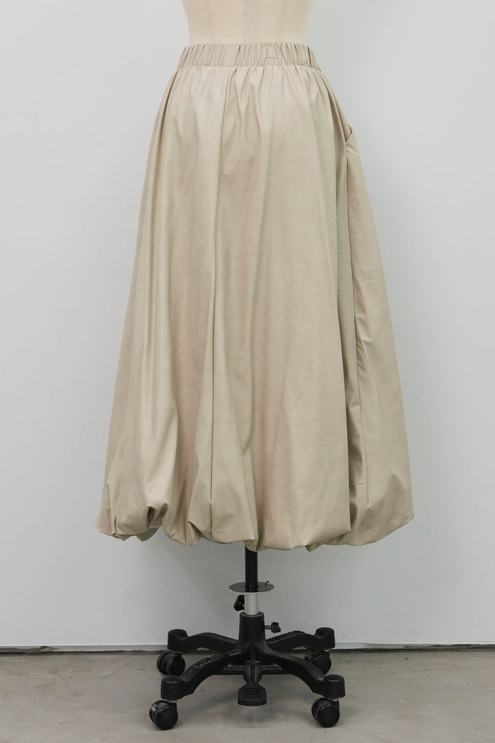 [予約]レザーライクバルーンスカート