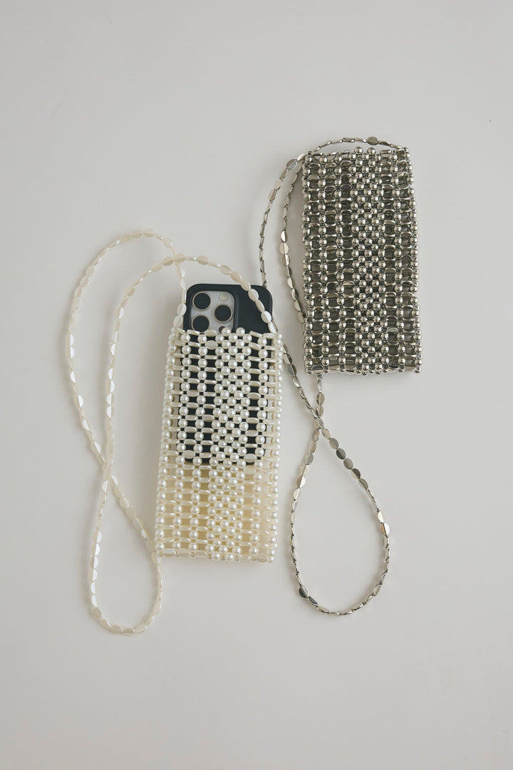 [予約]ビーズパールスマホショルダー