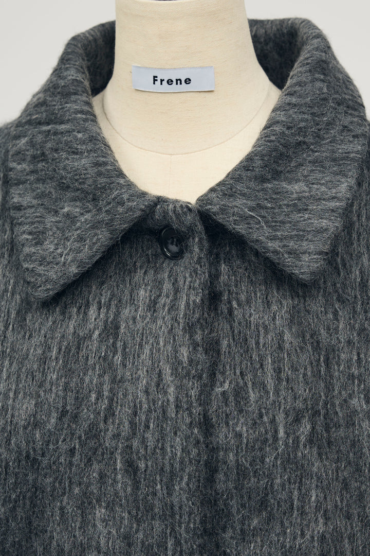 [予約]シャギークロップドコート