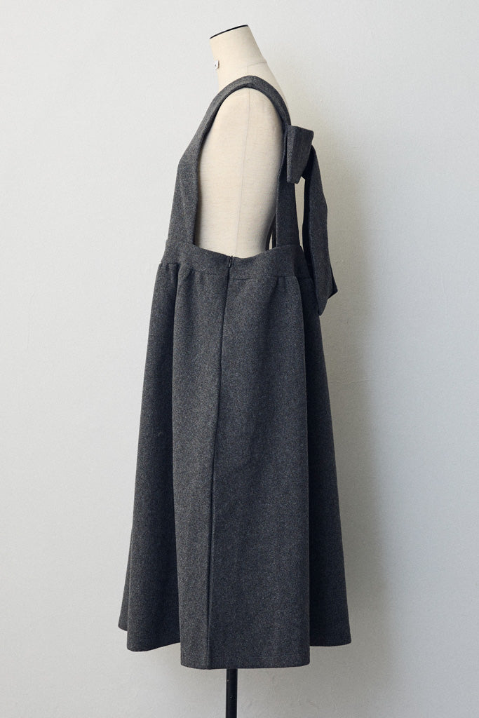 [予約]バックリボンボックスシルエットジャンスカ