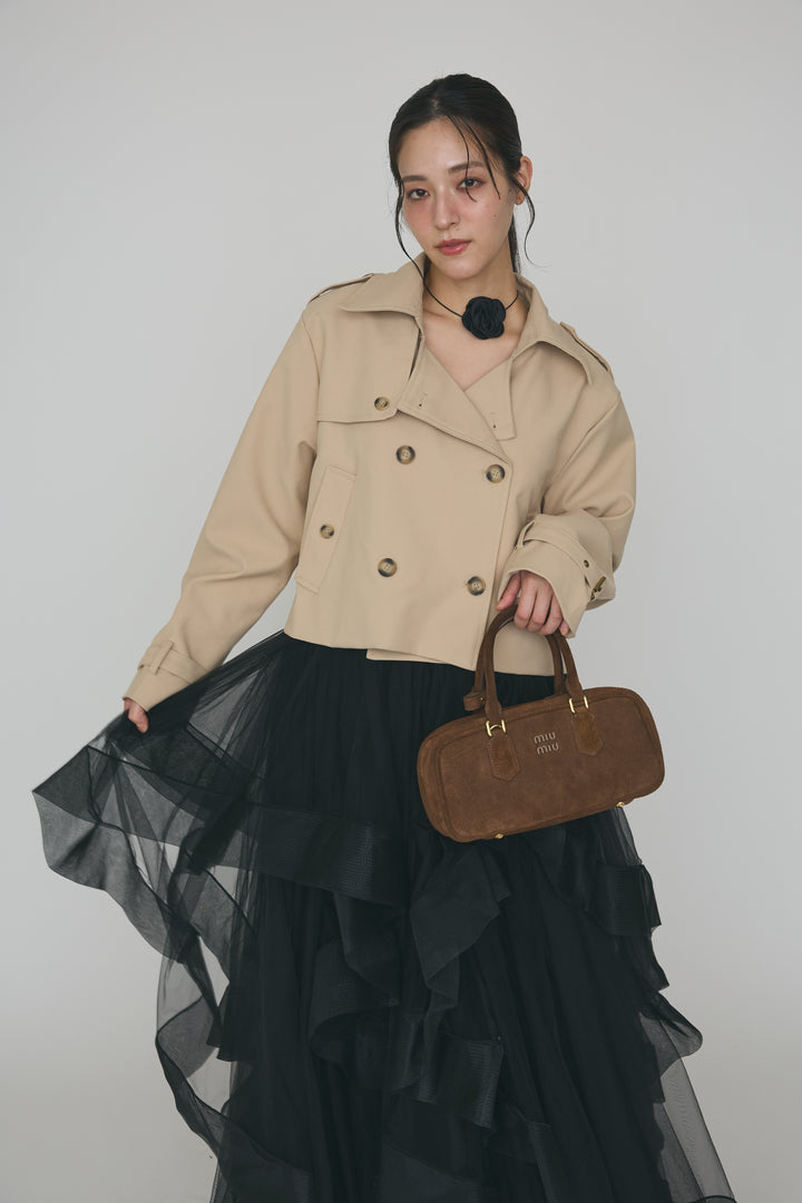 [予約]クラシカルショートトレンチ