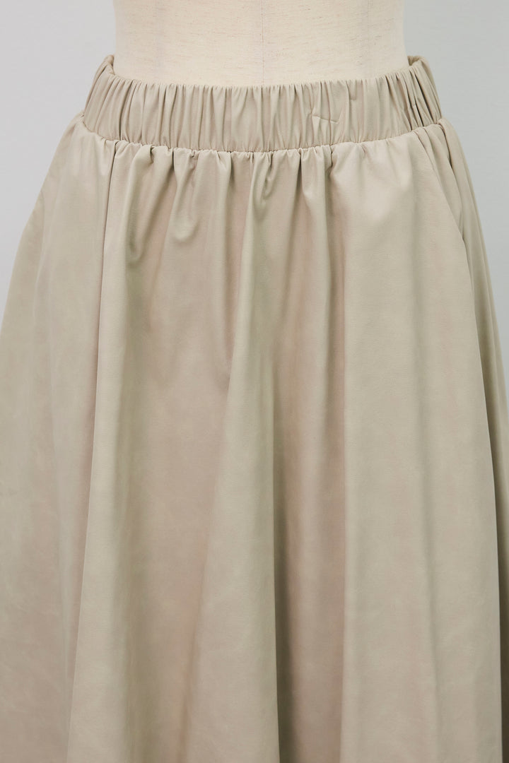 [予約]レザーライクバルーンスカート