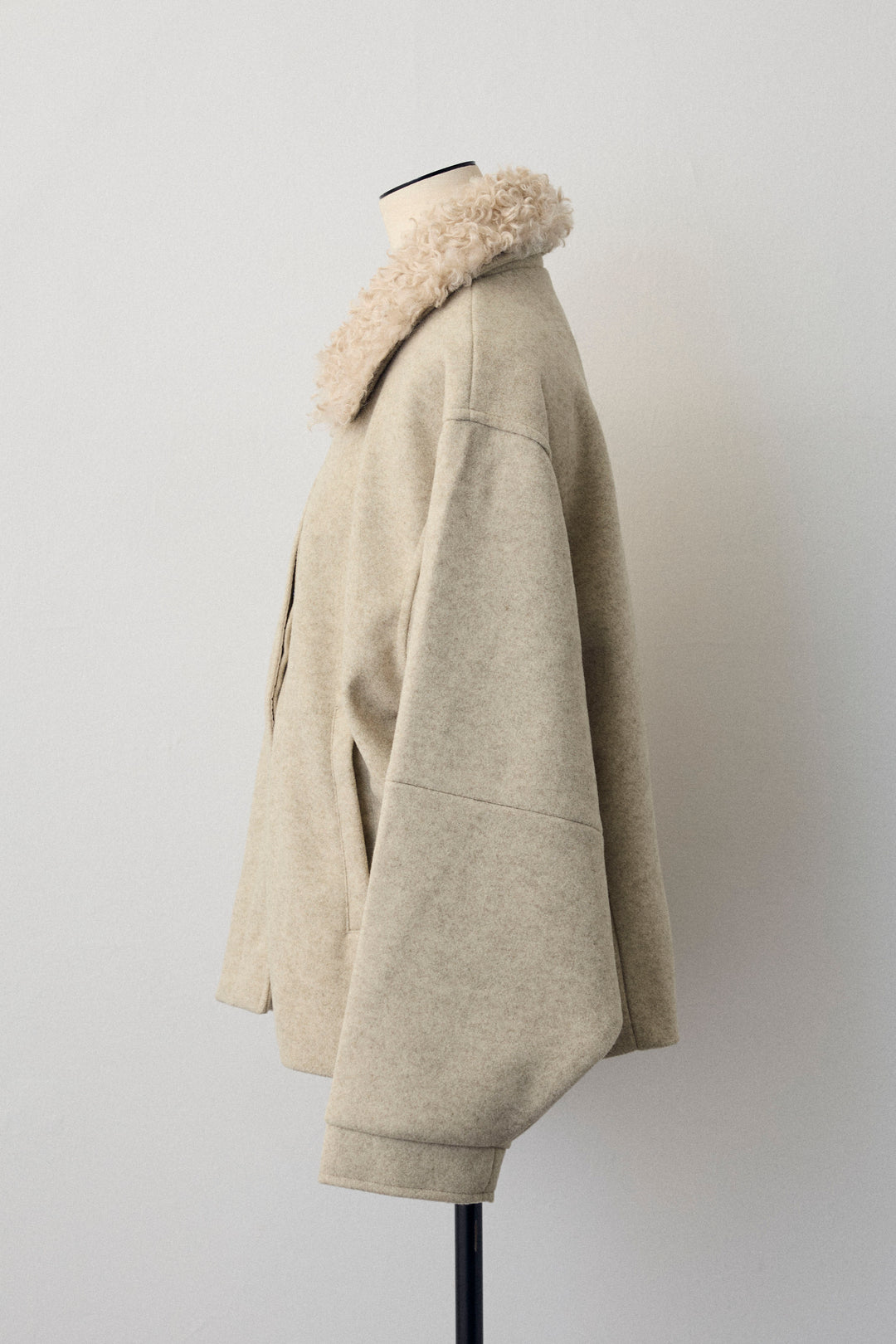 [予約]プードル襟2wayコート