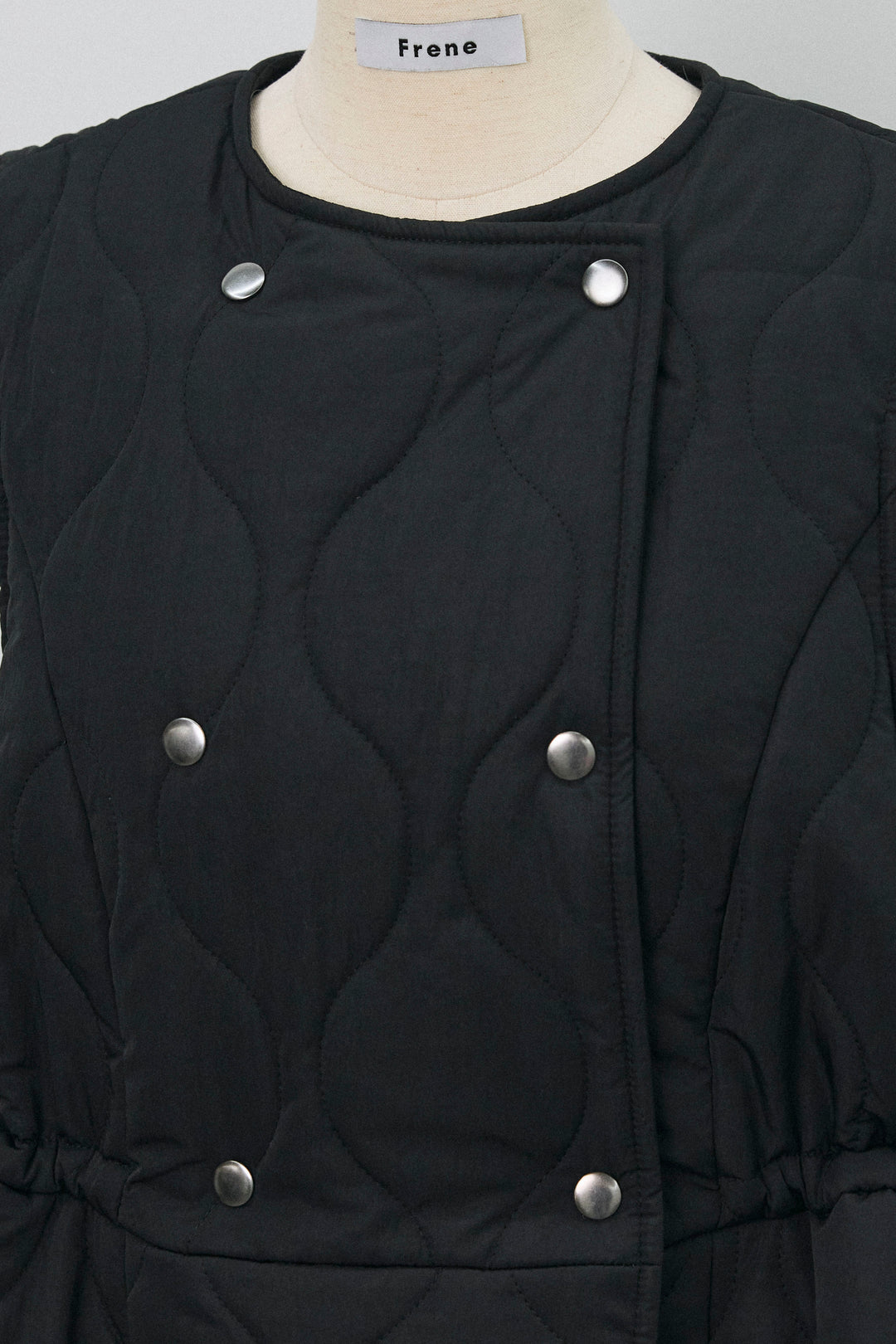 [予約]キルティングフレアシルエットベスト