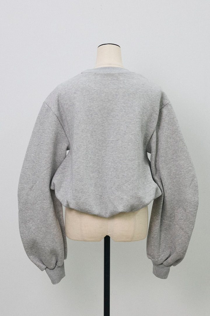 [予約]裏起毛バルーンスリーブプルオーバー