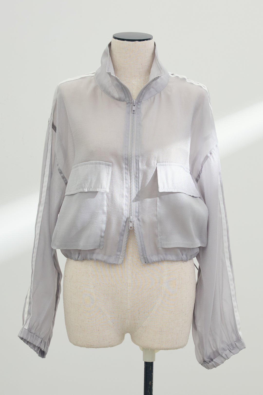 [予約]シアーオーガンジーサイドラインショートブルゾン