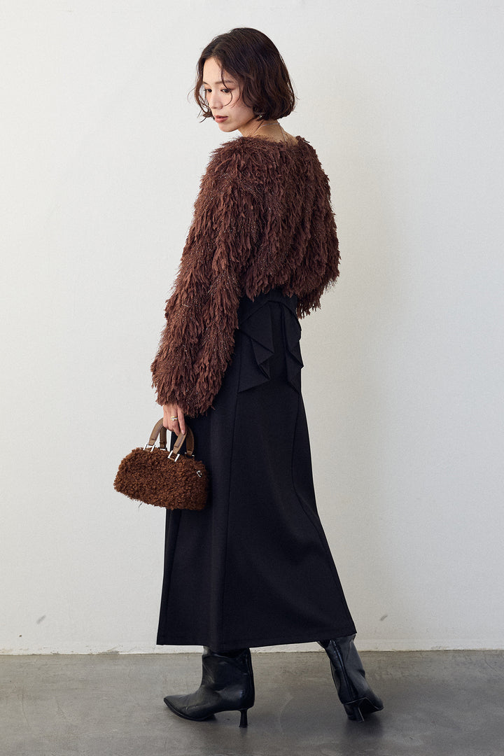 [予約]バックリボンセミフレアスカート