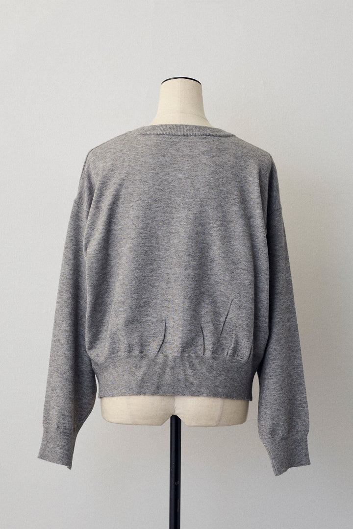 [予約]フルーツフラワー刺繍ニットカーデ