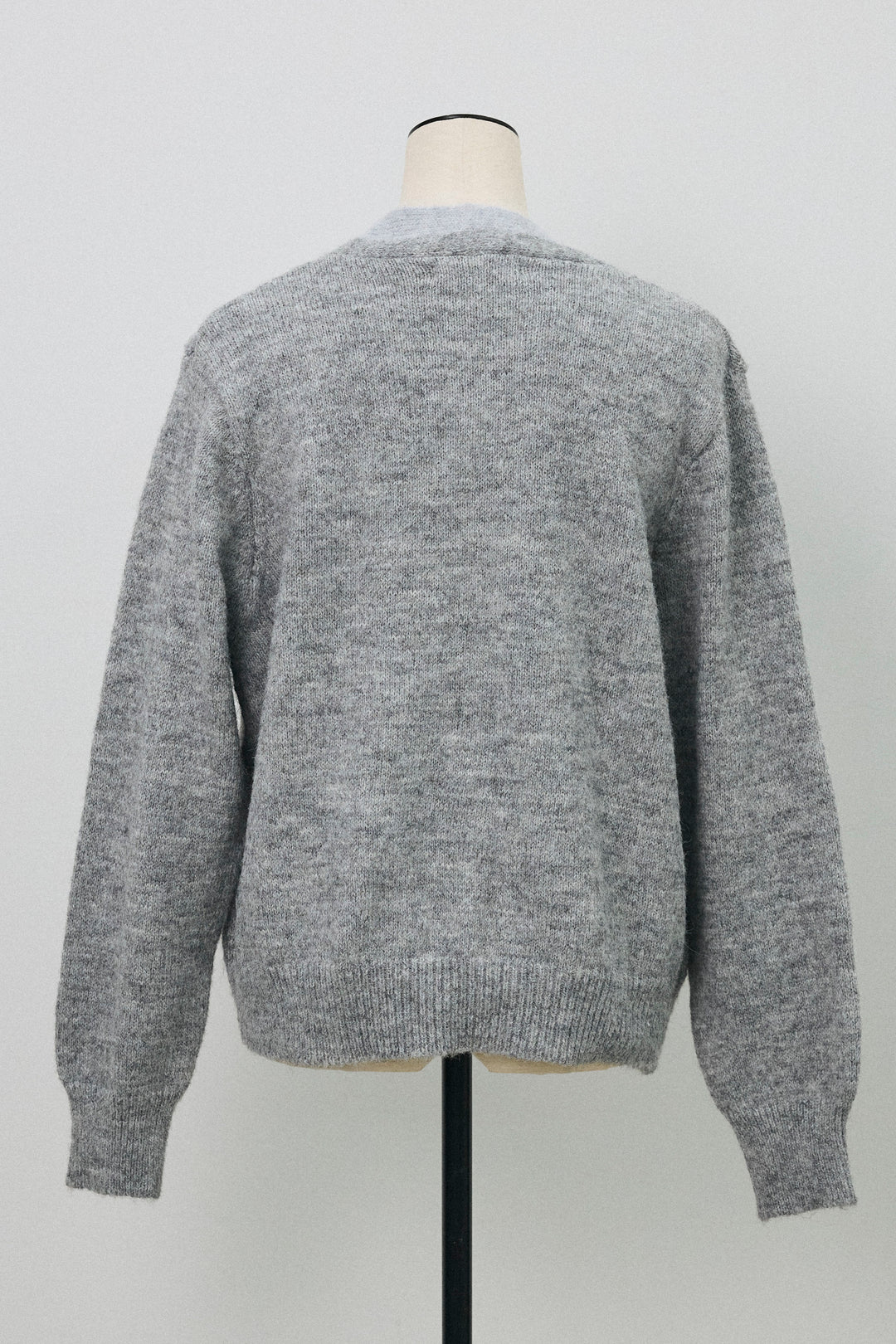 [予約]配色レイヤードニットカーデ