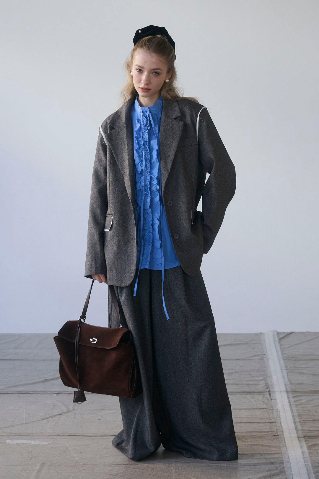 [予約]ライトツイードマニッシュジャケットセットアップ