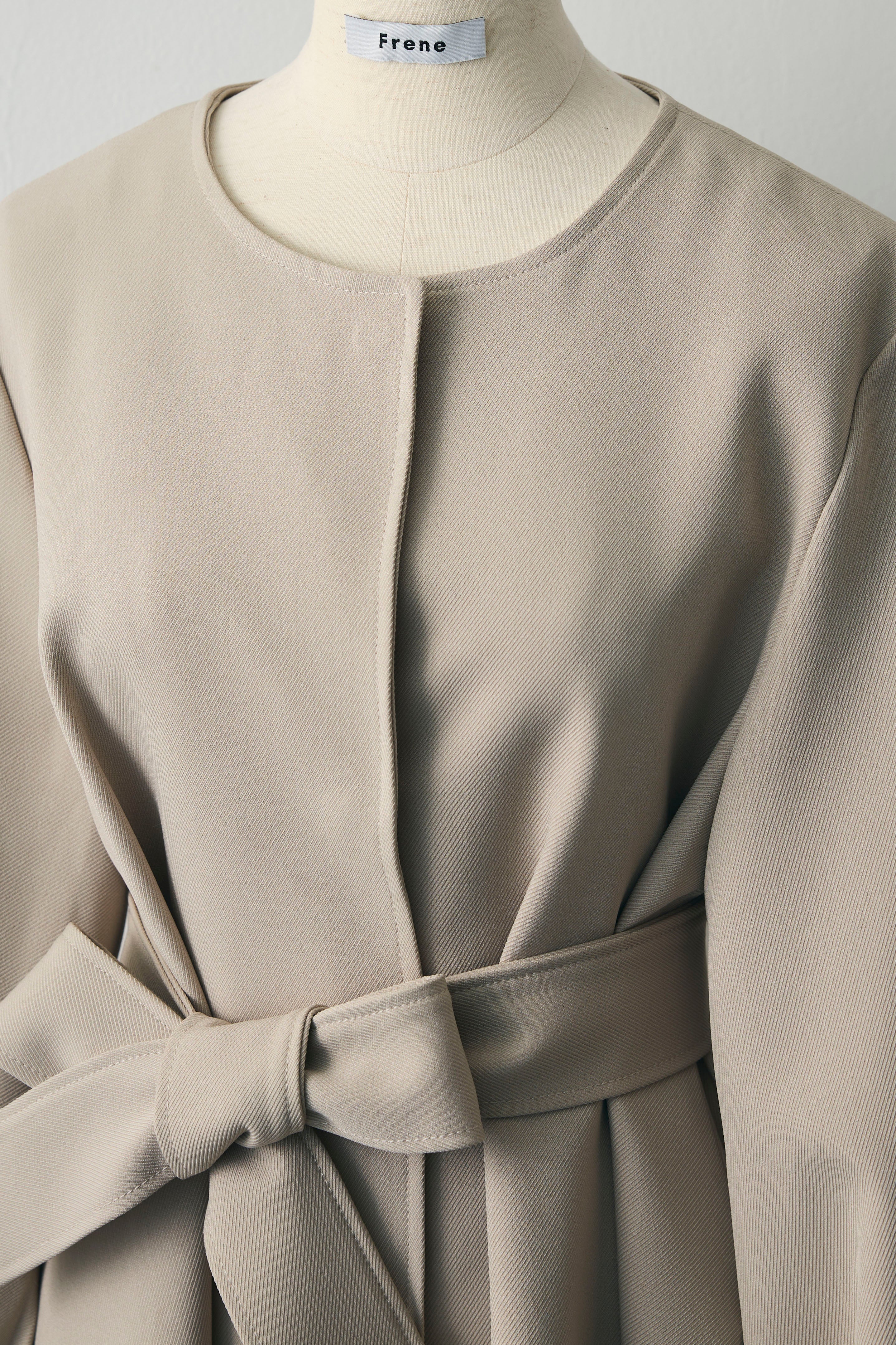予約]ノーカラーボリュームスリーブジャケット – Frene