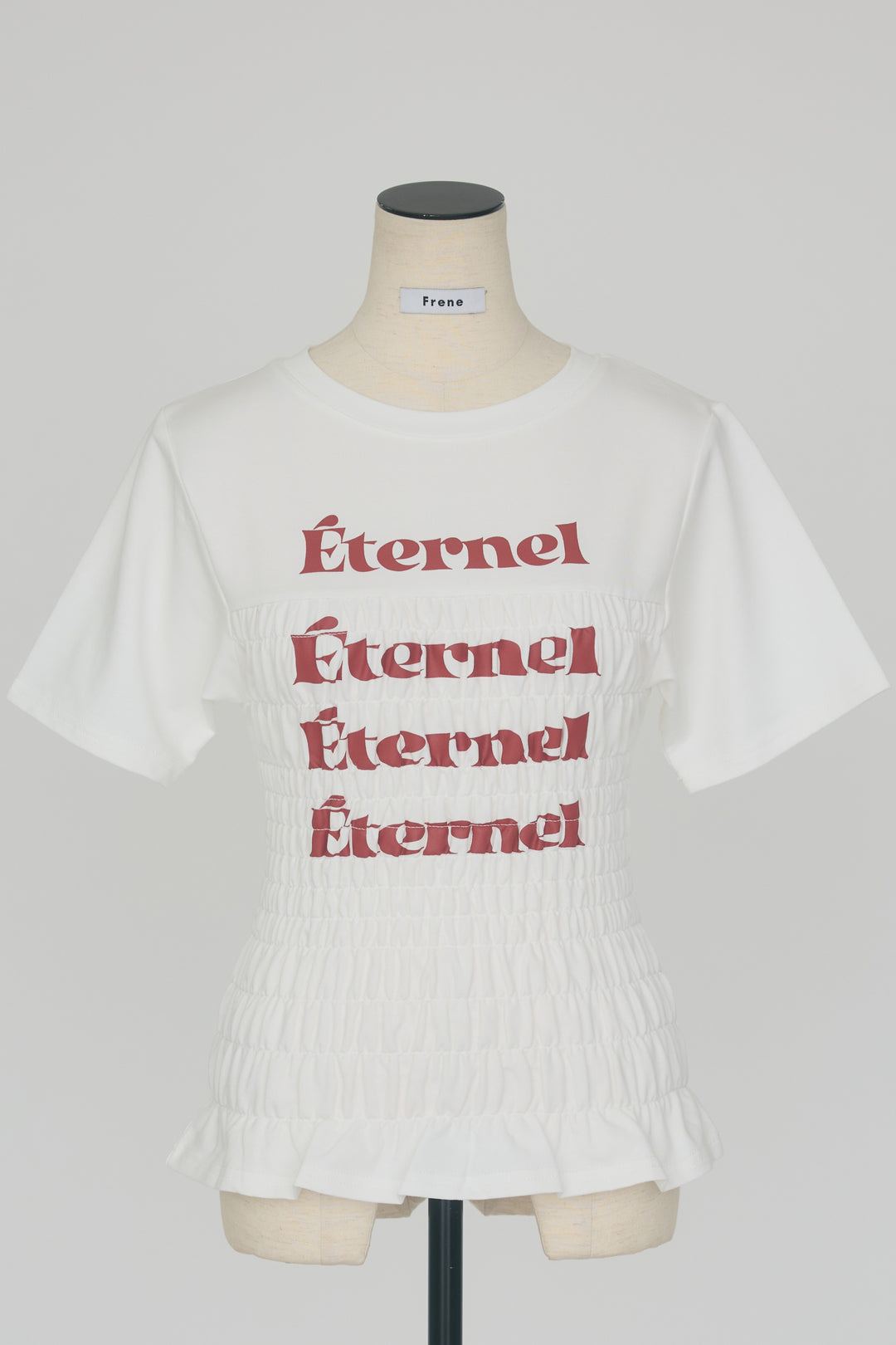 [予約]シャーリングロゴコンパクトTシャツ