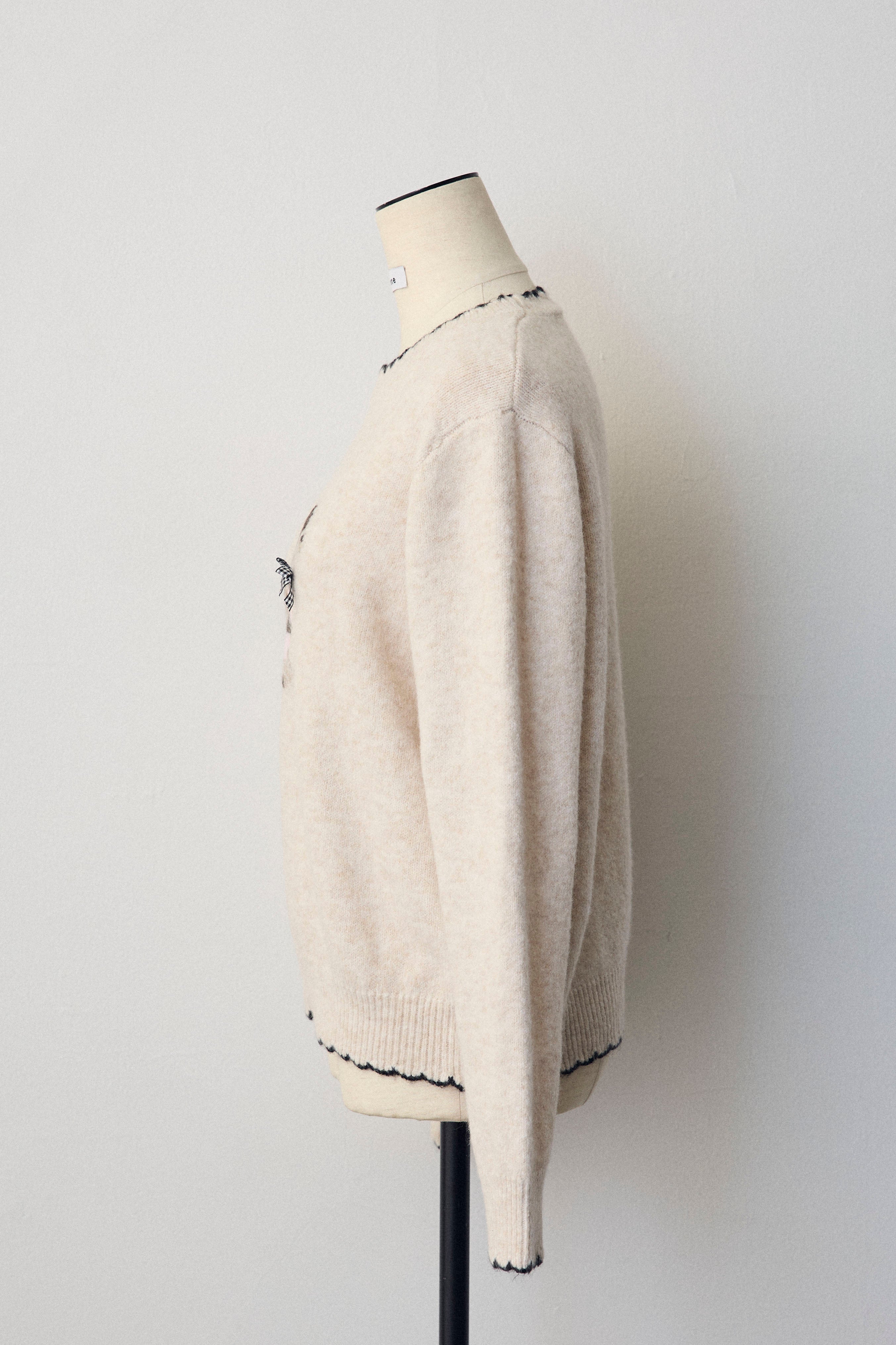 予約]ドッグジャガードニット – Frene