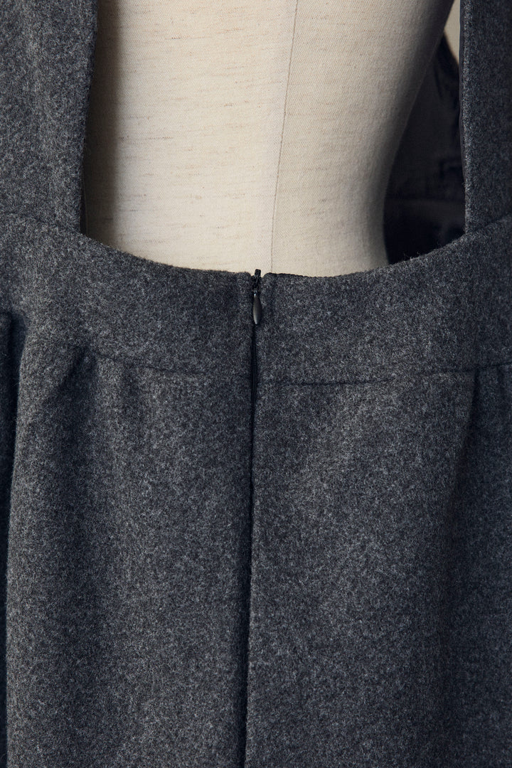 [予約]バックリボンボックスシルエットジャンスカ