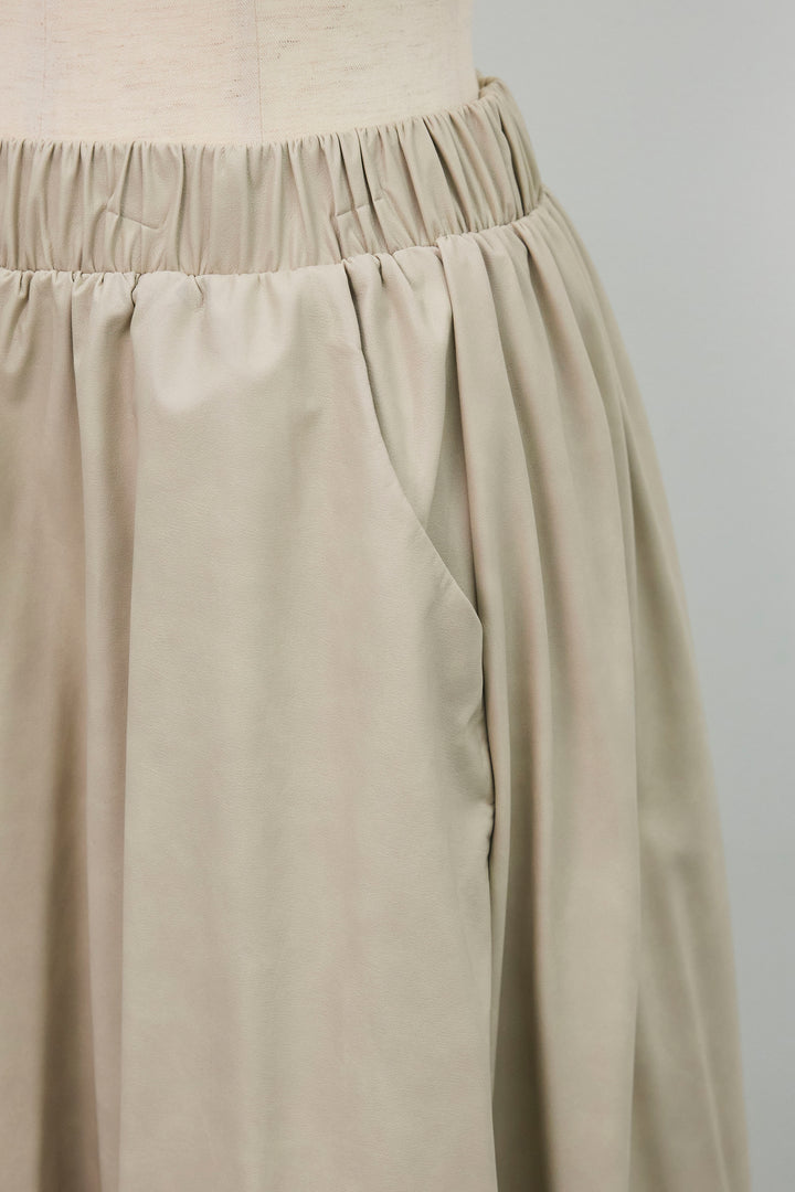 [予約]レザーライクバルーンスカート