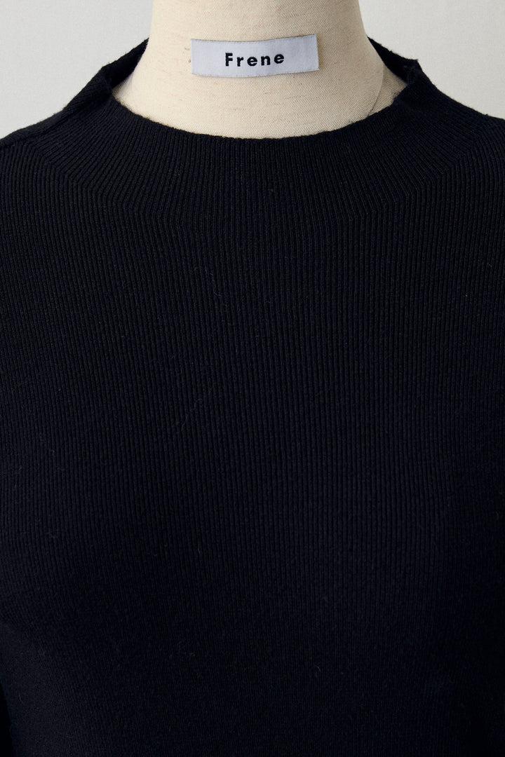 [予約]パフスリーブランダムパールニット