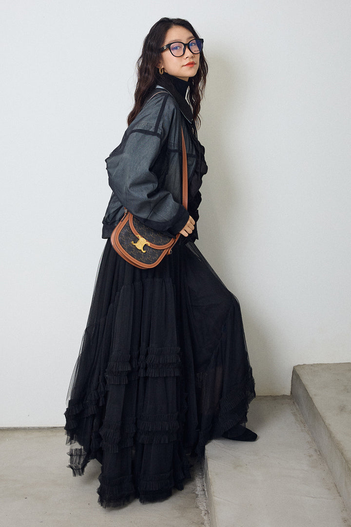 [予約]フェアリードレープチュールスカート