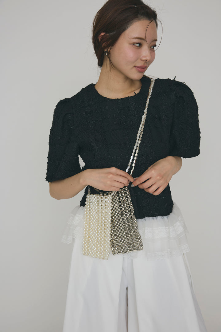 [予約]ビーズパールスマホショルダー