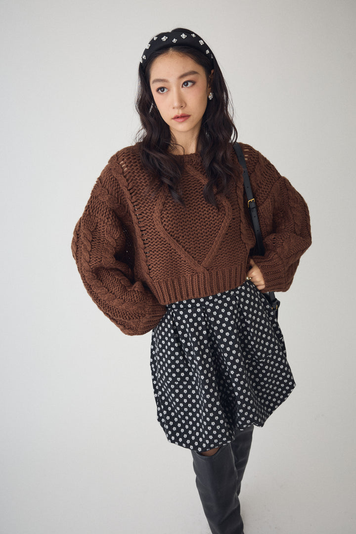 [予約]ミニフラワーバルーンショートパンツ