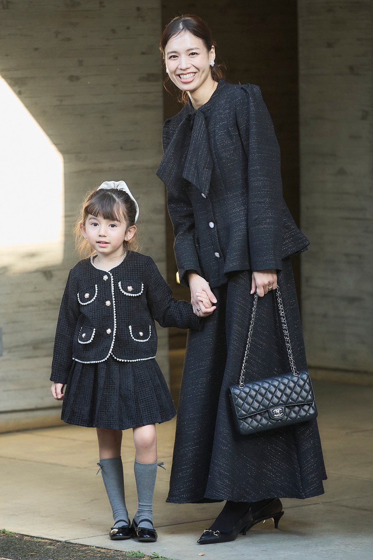 予約/親子SET]プリンセスラインツイードジャケットセットアップ+[kids