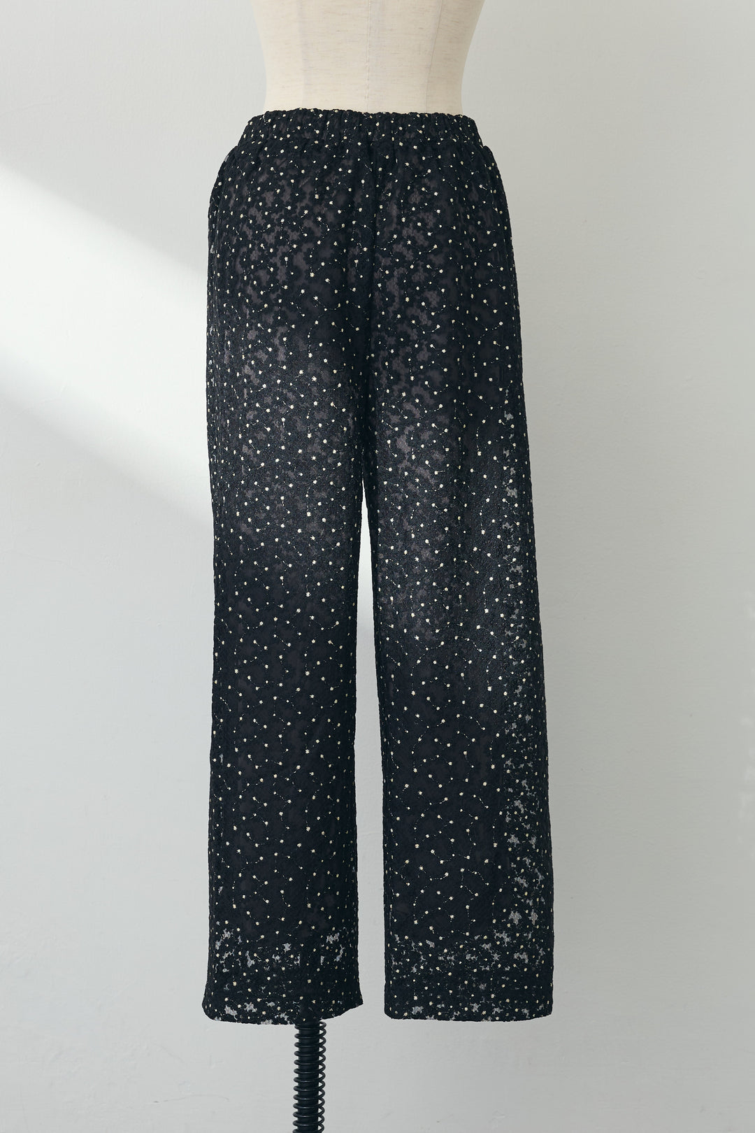 [予約]刺繍フラワーシャイニーパンツ