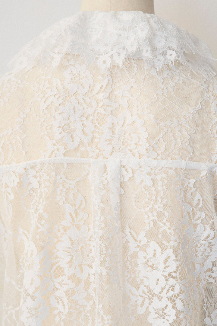 [予約]クラシカルレースボウタイブラウス