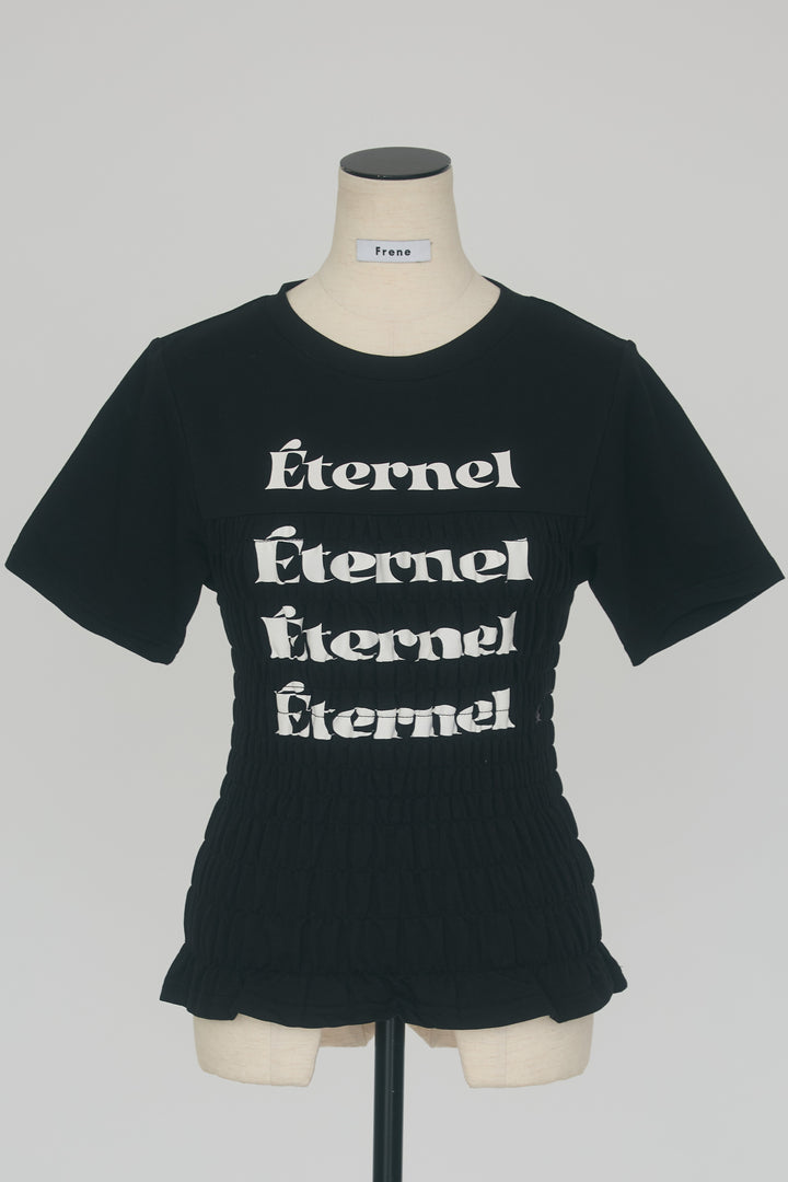 [予約]シャーリングロゴコンパクトTシャツ