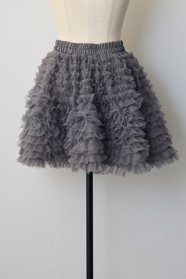 [予約]ホイップチュールミニ丈スカート