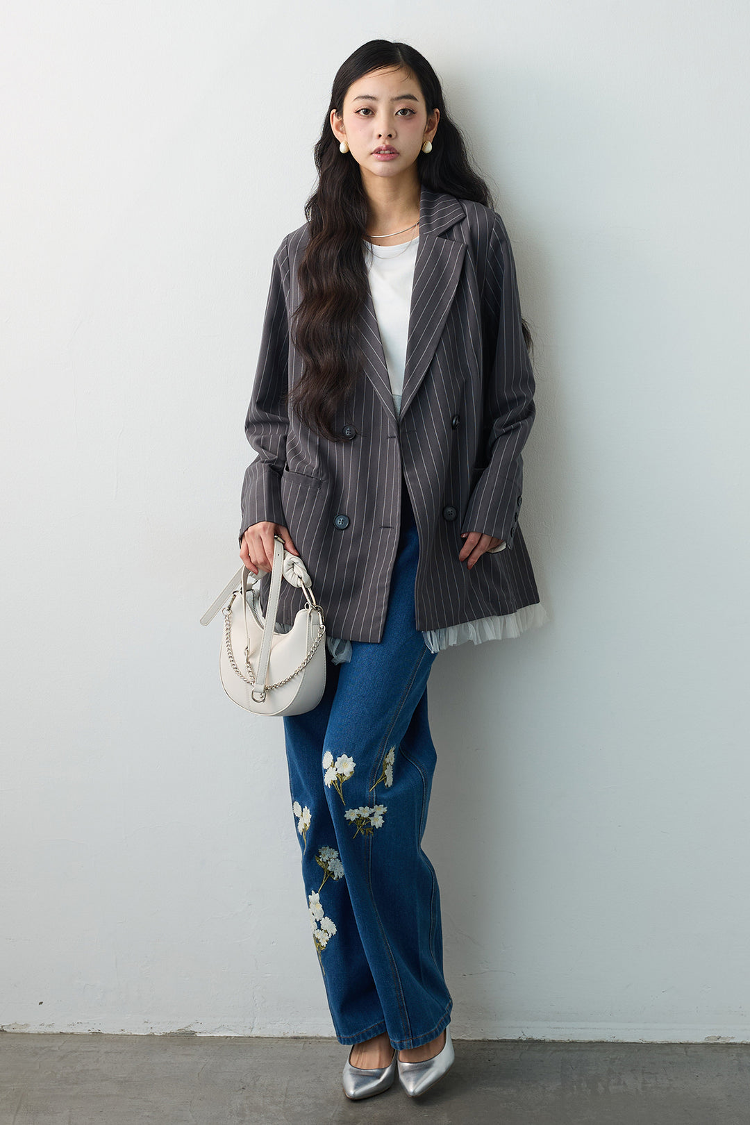 [予約]フリルヘム2wayマニッシュジャケット