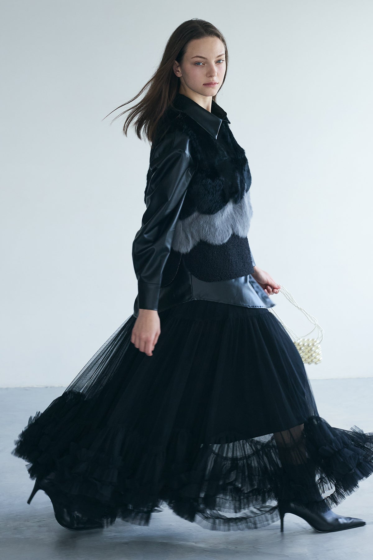 新品未使用♡Freneスウィートチュールフリルスカート 予約]スウィートチュールフリルスカート– Frene