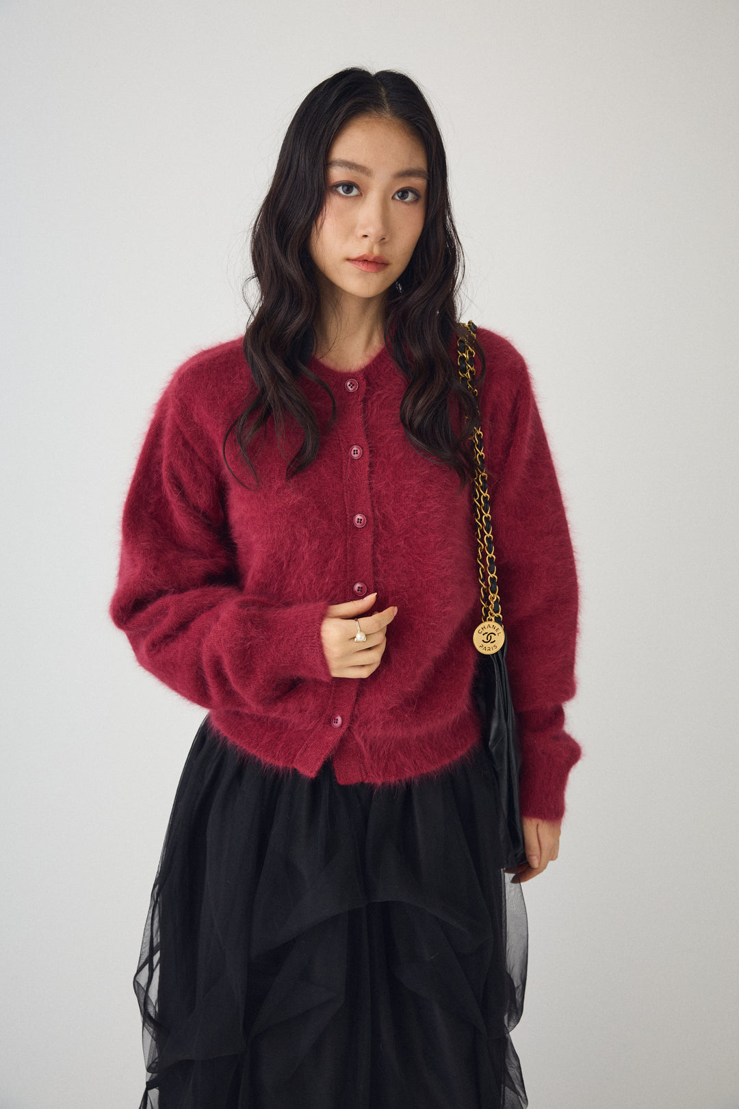 [予約]ウールソフトカーディガン