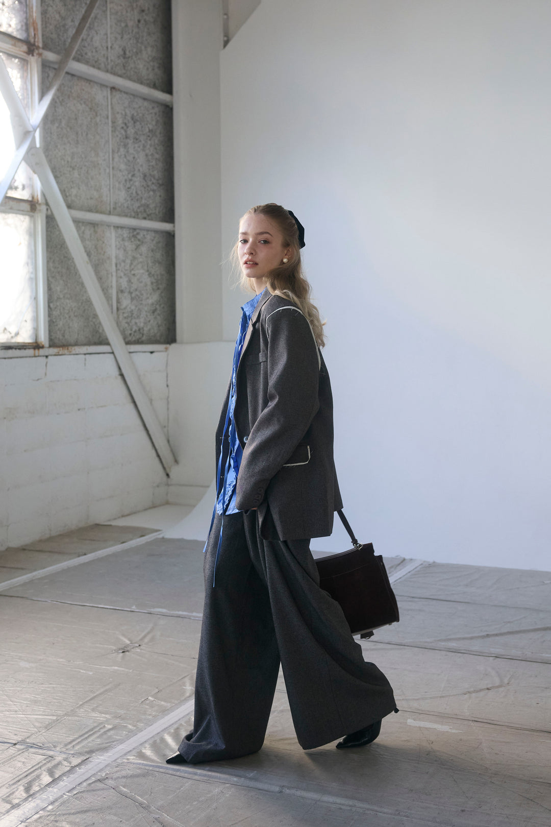 [予約]ライトツイードマニッシュジャケットセットアップ