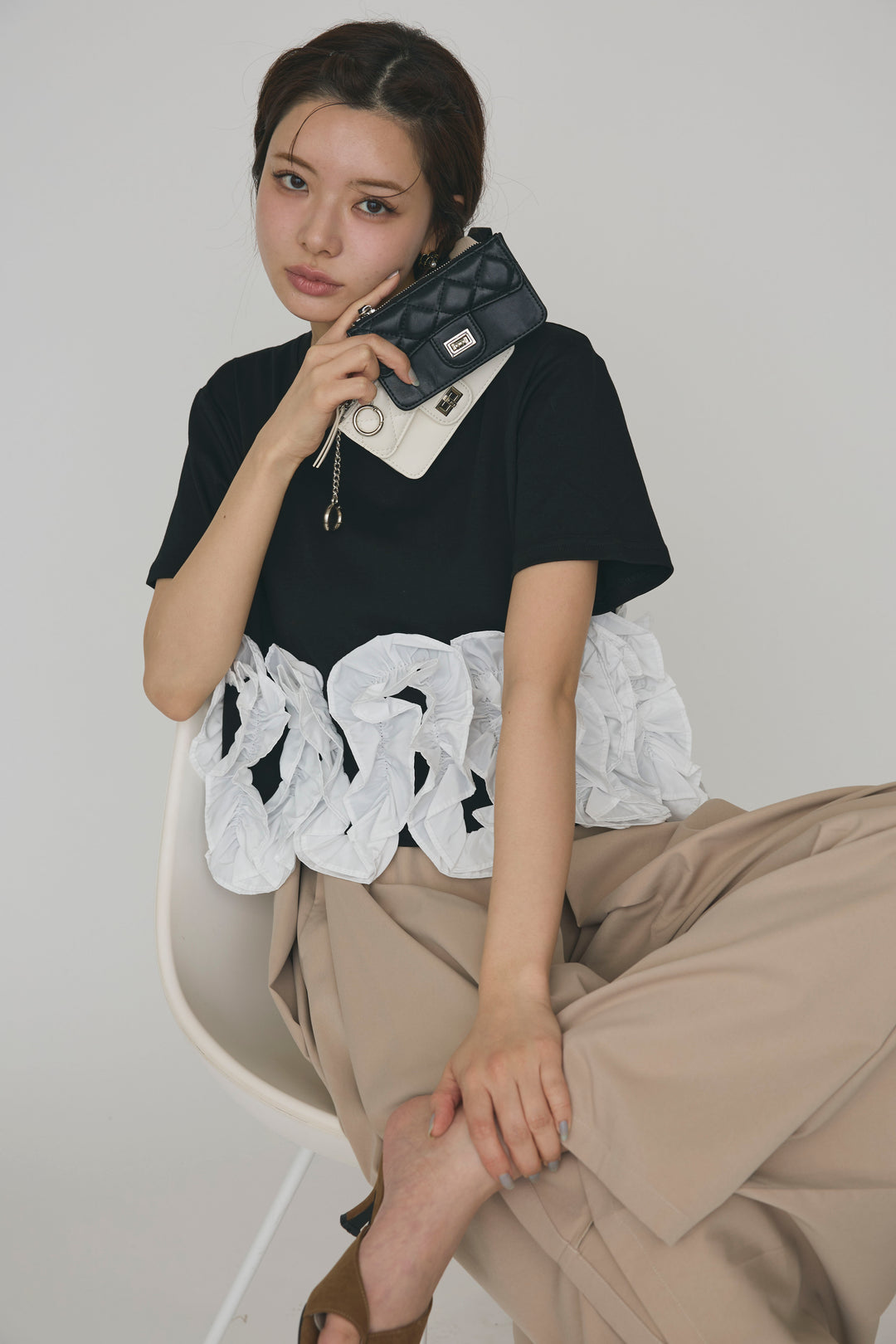 [予約]キルティングミニウォレットチャーム