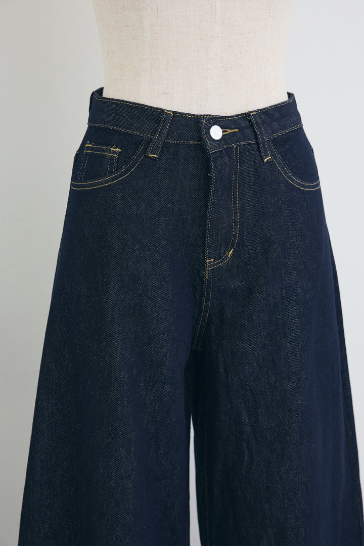 [予約]ステッチデニムパンツ