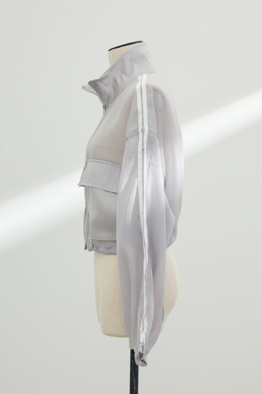 [予約]シアーオーガンジーサイドラインショートブルゾン