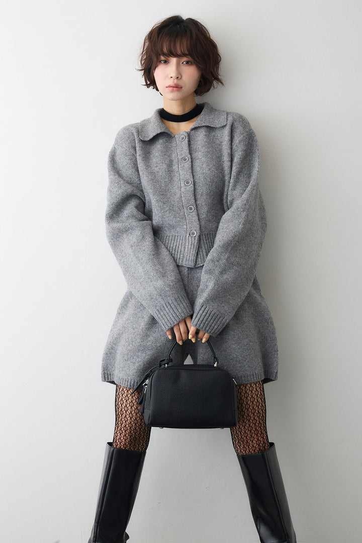 [予約]メランジニットショートパンツ