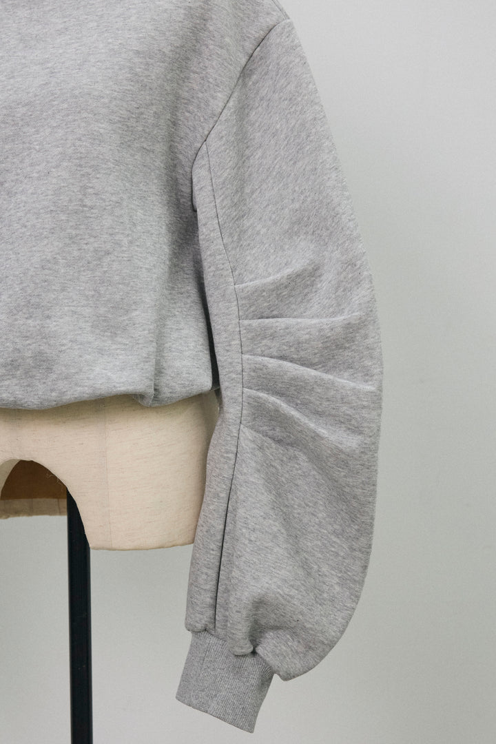 [予約]裏起毛バルーンスリーブプルオーバー