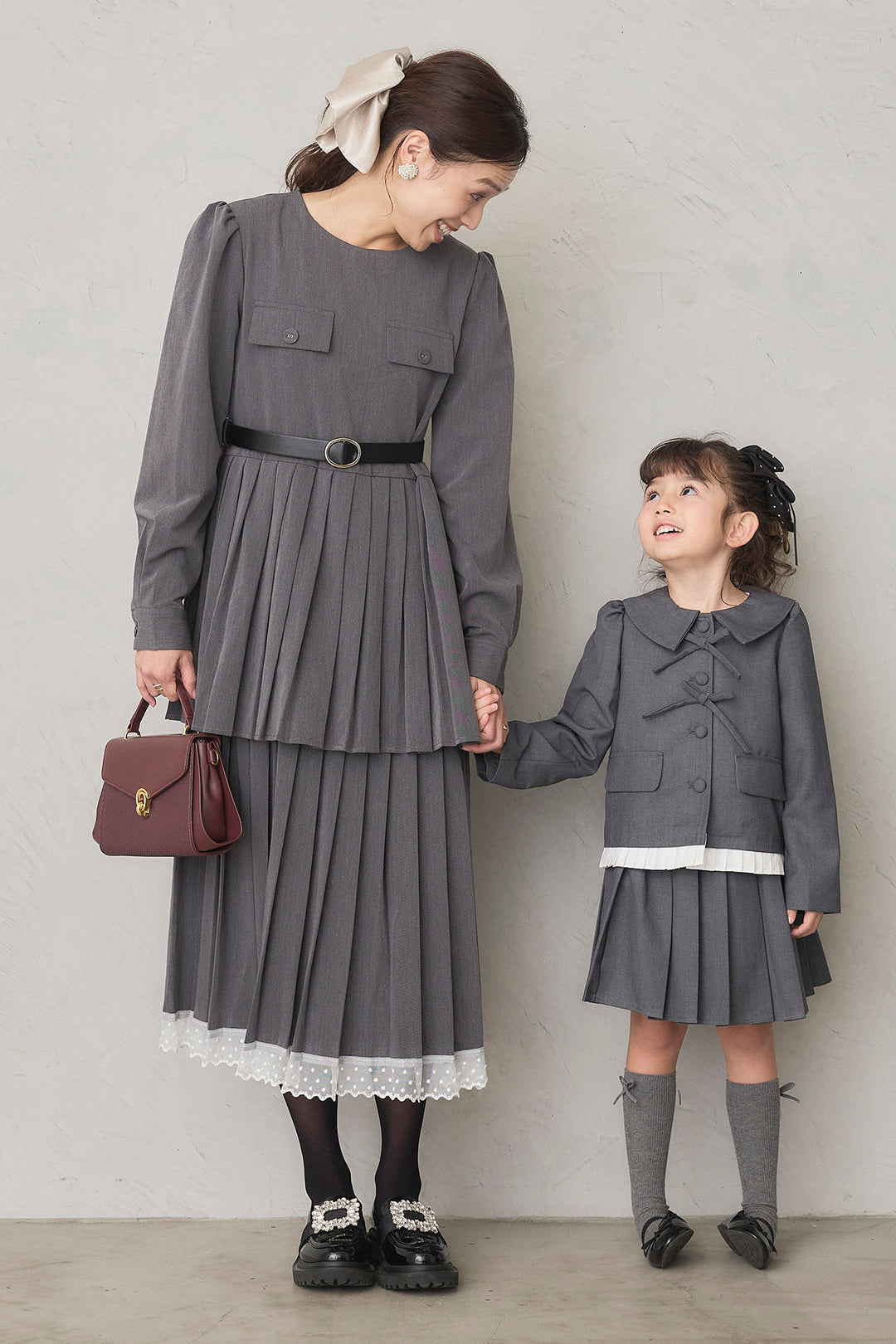 [予約]クラシカルプリーツジャケットセットアップ