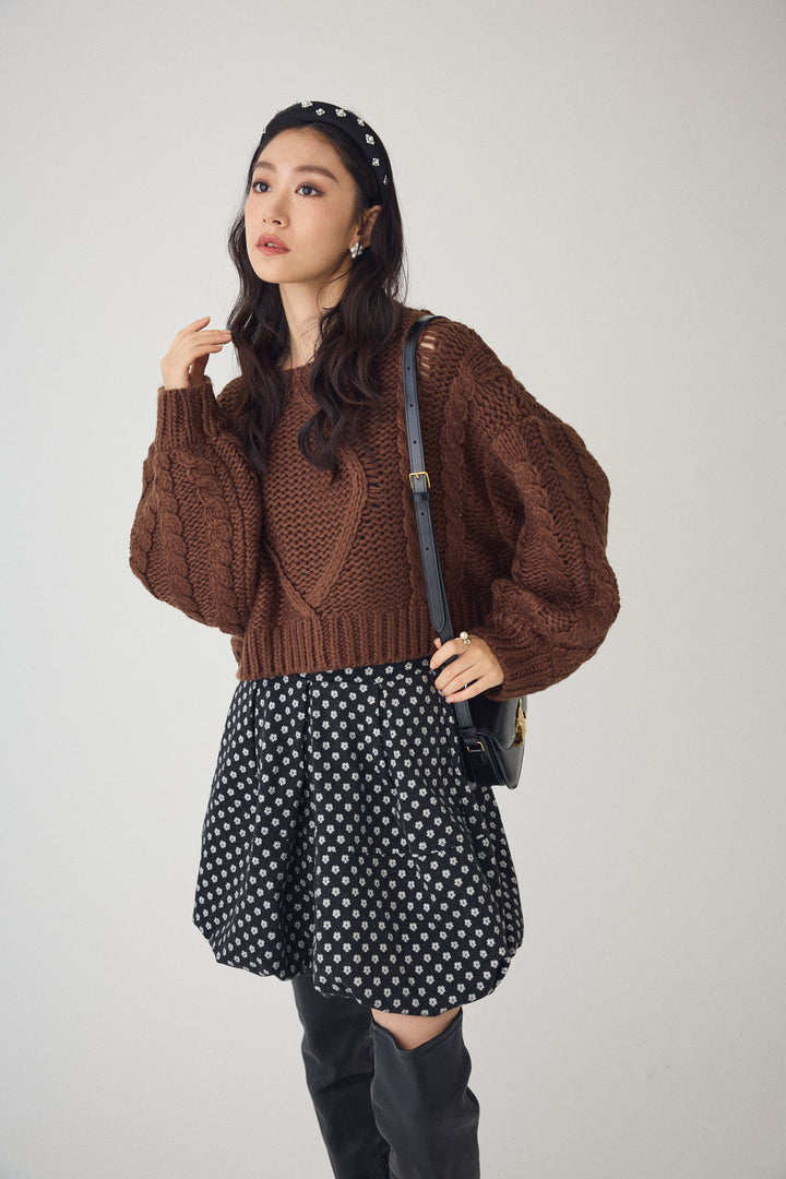 [予約]ミニフラワーバルーンショートパンツ