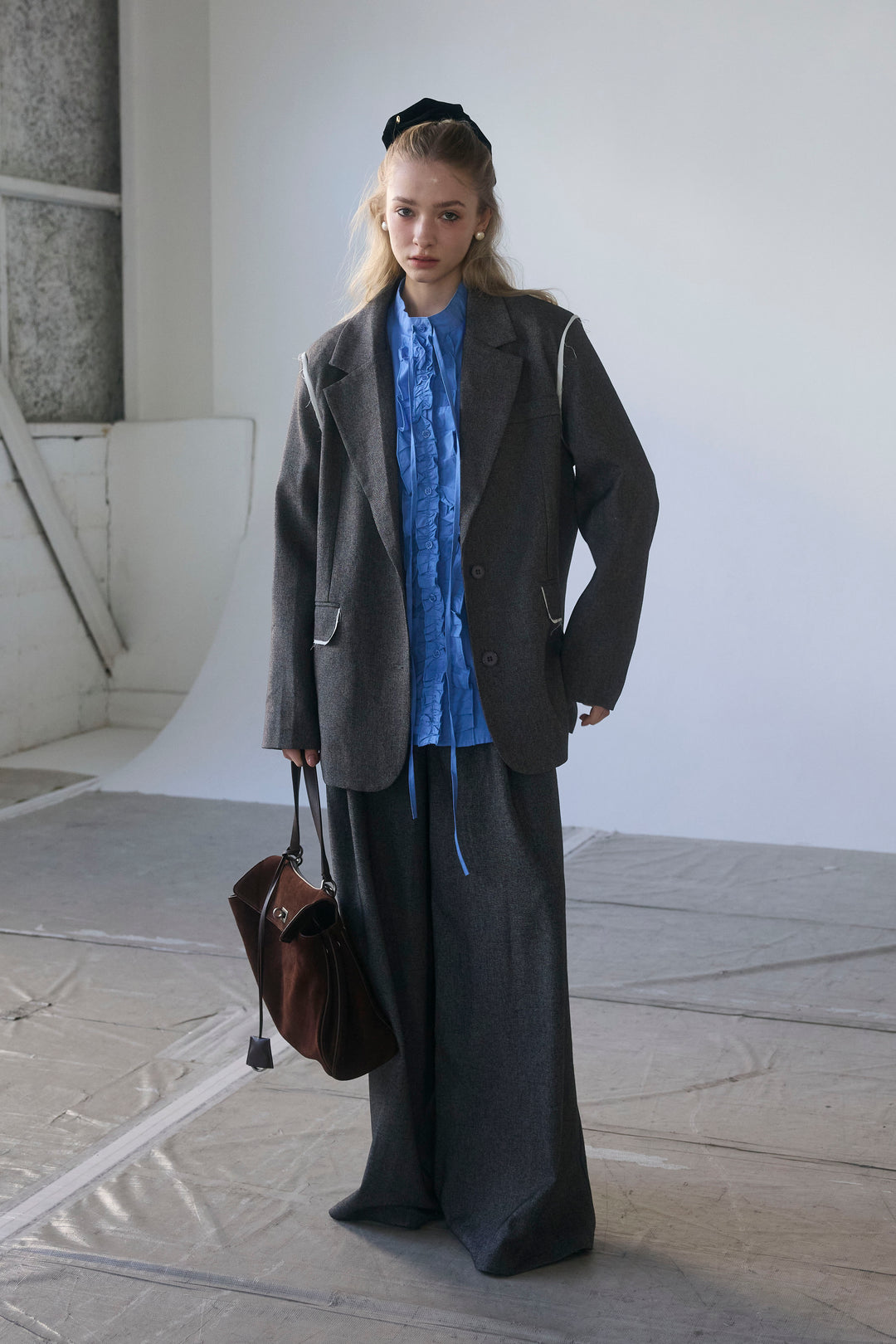 [予約]ライトツイードマニッシュジャケットセットアップ