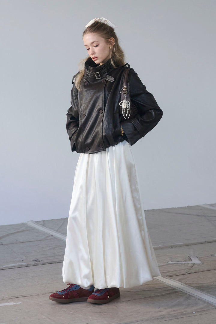 [予約]サテンシャイニーバルーンスカート