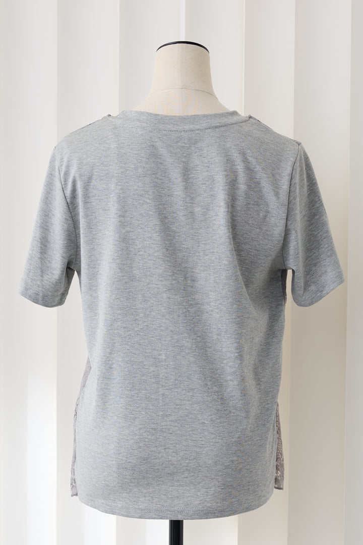 [予約]レースリボンドッキングTシャツ