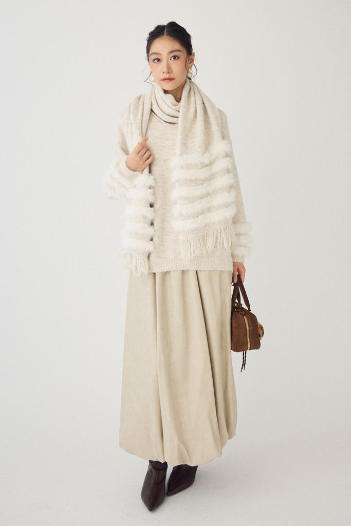 [予約]レザーライクバルーンスカート