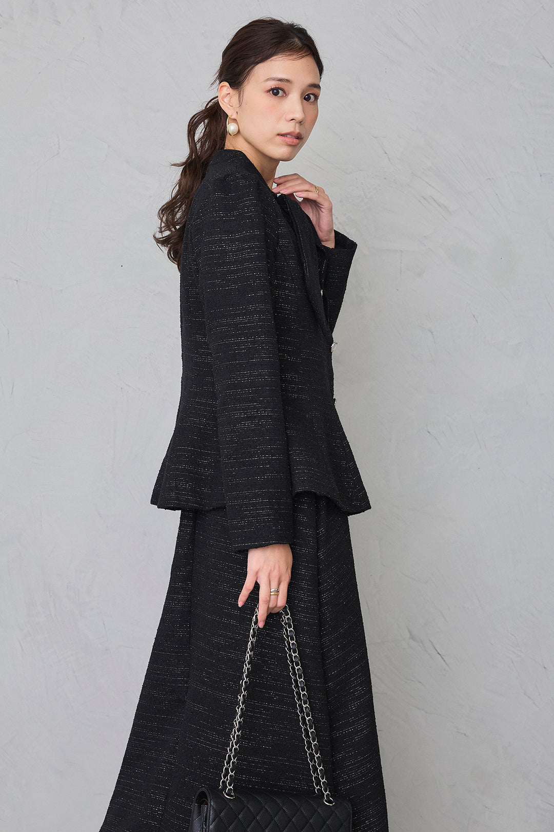 [予約]プリンセスラインツイードジャケットセットアップ