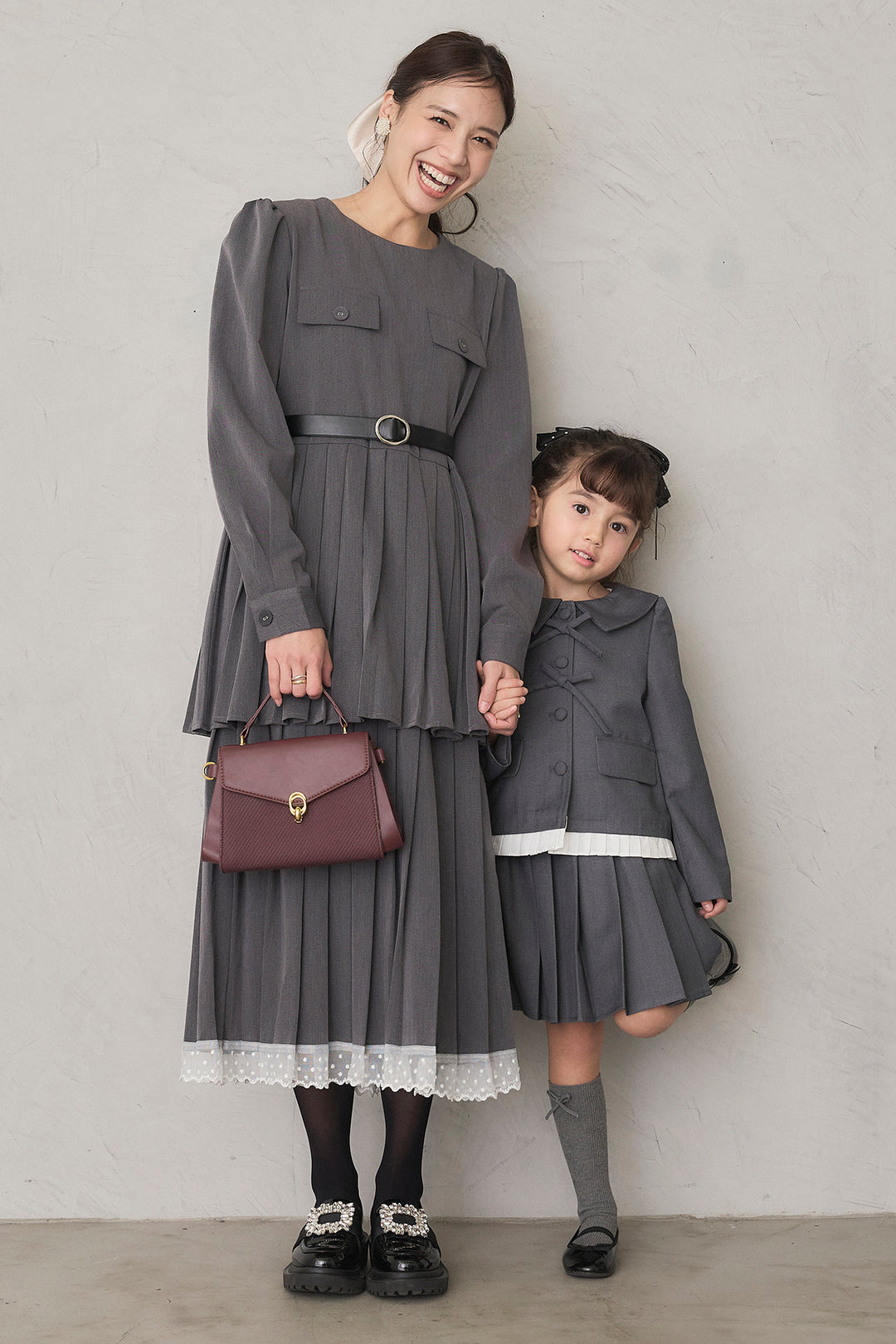 [予約]クラシカルプリーツジャケットセットアップ