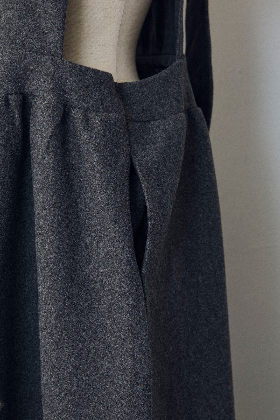 [予約]バックリボンボックスシルエットジャンスカ