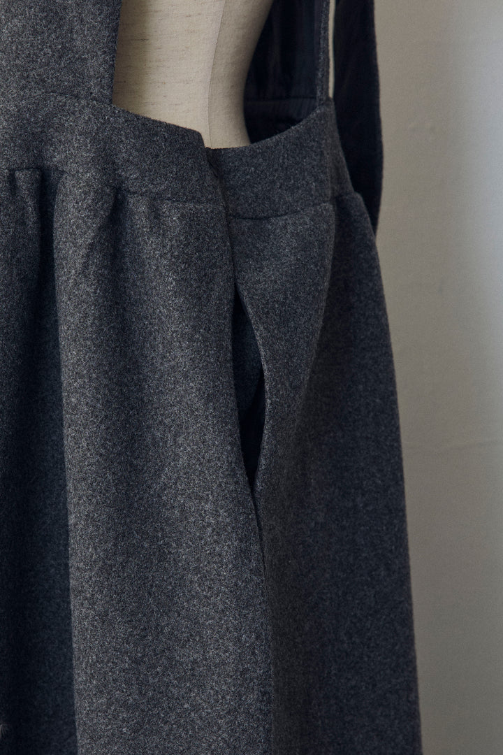 [予約]バックリボンボックスシルエットジャンスカ